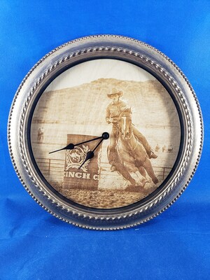 Your photo laser engraved in wood - image1